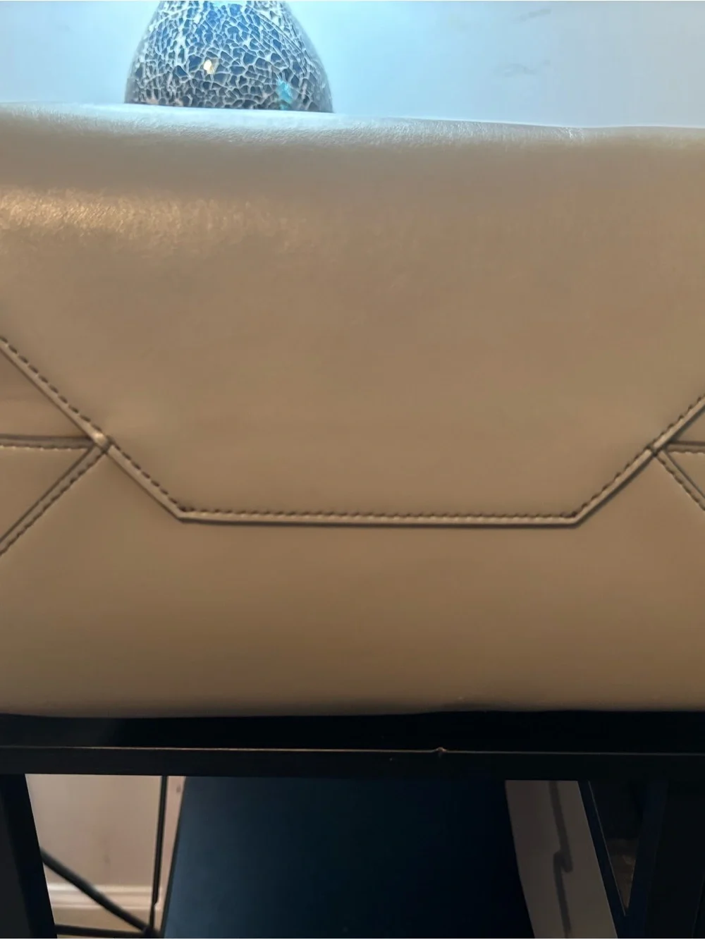 Authentic Stella McCartney Frayme Laced Tote Bag Beige - VGUC